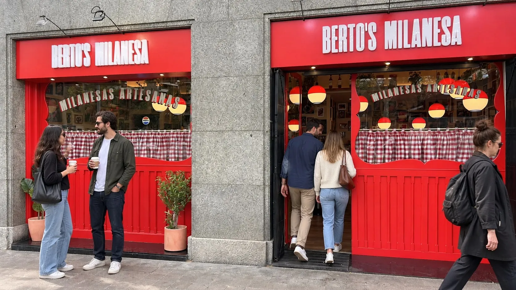 La entrada de Berto’s Milanesa