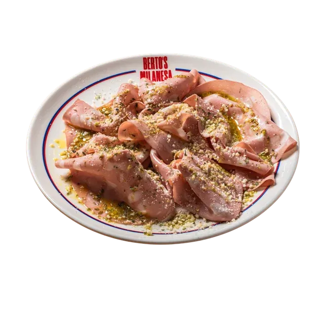 Focaccia con mortadella